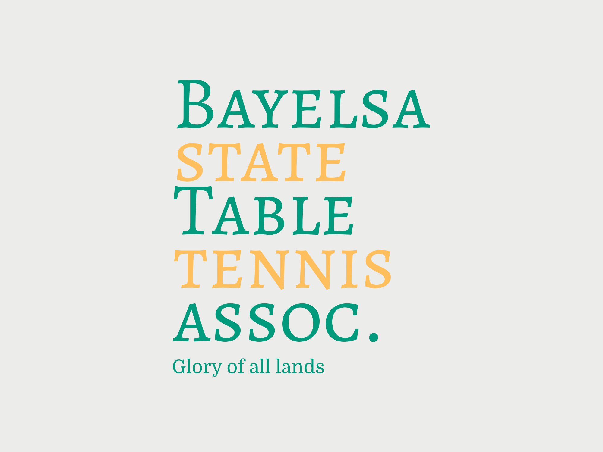 Bayelsa state Table Tennis assoc.